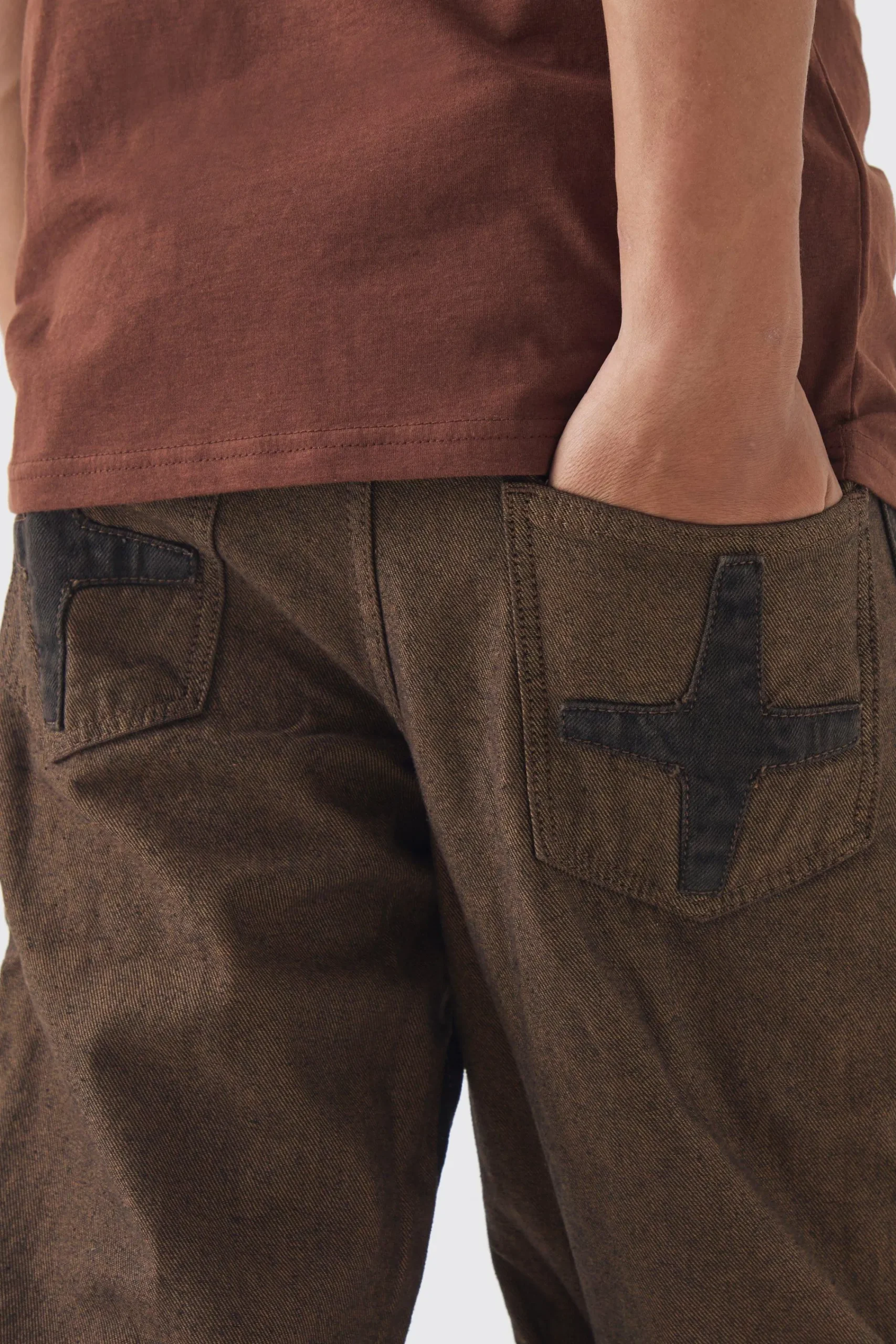 boohooMAN Relaxed Fit Cut Out Star Jeans | UK| Trousers|Jeans