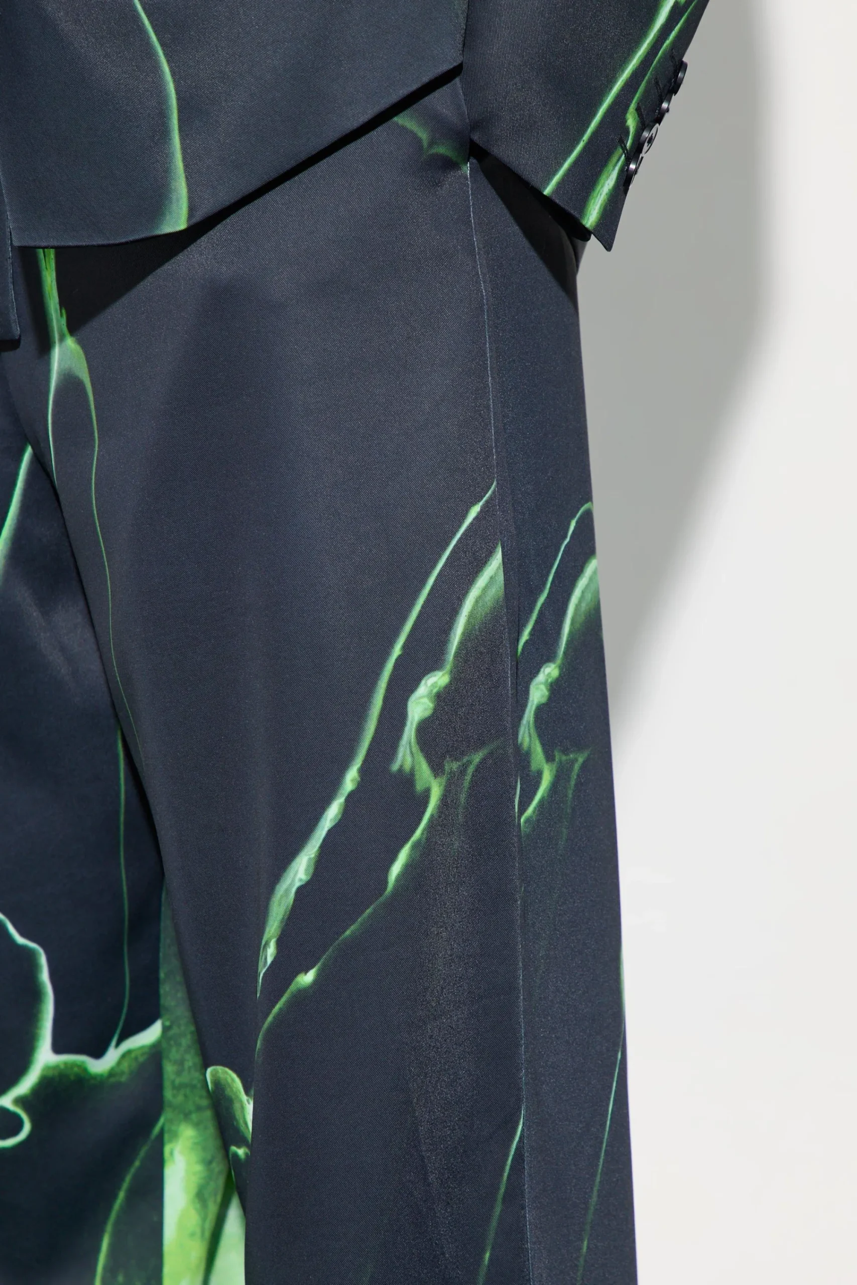 boohooMAN Relaxed Fit Marble Print Tailored Trouser | UK| Suits & Tailoring