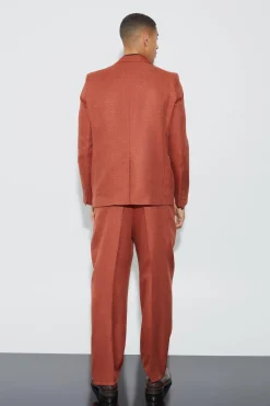 boohooMAN Relaxed Fit Marl Texture Blazer | UK| Suits & Tailoring