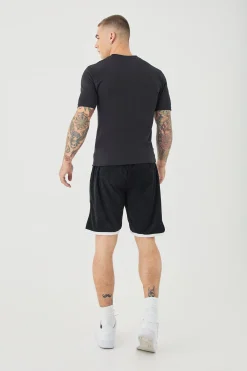 boohooMAN Relaxed Fit Mid Length Layered Towelling Shorts | UK| Shorts