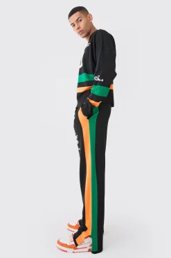 boohooMAN Relaxed Fit Moto Knitted Joggers | UK| Tracksuits