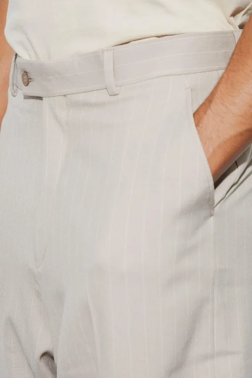 boohooMAN Relaxed Fit Pinstripe Suit Trousers | UK| Suits & Tailoring|Trousers