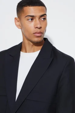 boohooMAN Relaxed Fit Pocket Blazer | UK| Suits & Tailoring