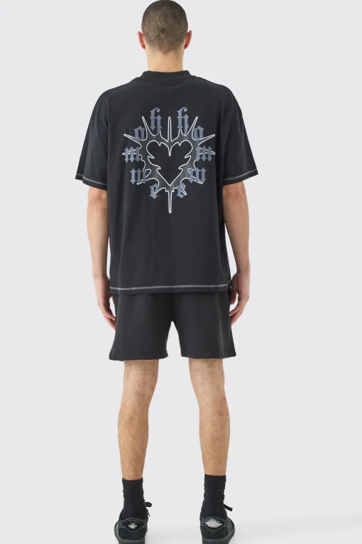 boohooMAN Relaxed Fit Short Length Heavyweight Short | UK| Shorts