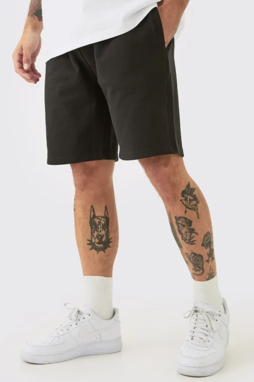 boohooMAN Relaxed Fit Super Heavyweight Jersey Short | UK| Shorts