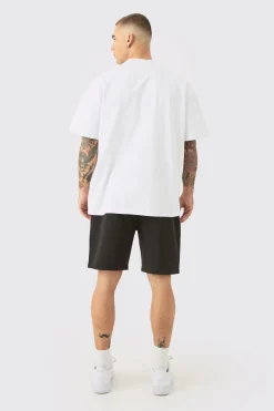 boohooMAN Relaxed Fit Super Heavyweight Jersey Short | UK| Shorts