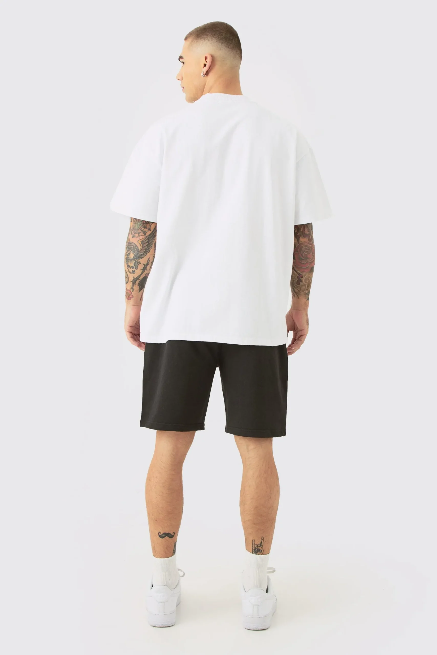 boohooMAN Relaxed Fit Super Heavyweight Jersey Short | UK| Shorts
