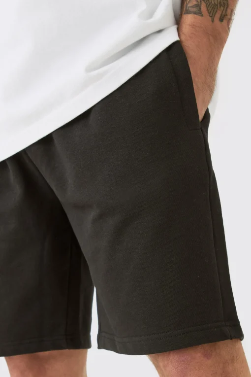 boohooMAN Relaxed Fit Super Heavyweight Jersey Short | UK| Shorts