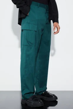 boohooMAN Relaxed Fit Tailored 3d Cargo Trouser | UK| Suits & Tailoring