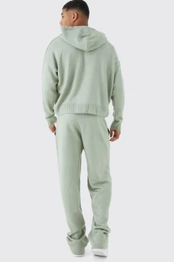 boohooMAN Relaxed Fit Wide Leg Knitted Joggers | UK| Joggers|Tracksuits