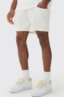 boohooMAN Relaxed Heavy Jumbo Waffle Patch Pocket Short | UK| Shorts