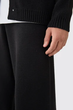 boohooMAN Relaxed Knitted Trouser | UK| Trousers|Knitwear