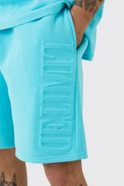 boohooMAN Relaxed Limited Embossed Short | UK| Shorts