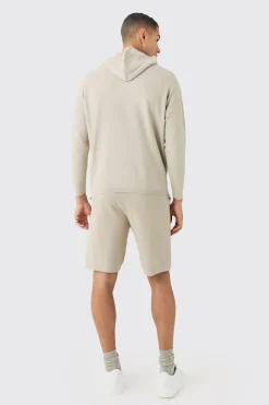 boohooMAN Relaxed Mid Length Knitted Short | UK| Tracksuits