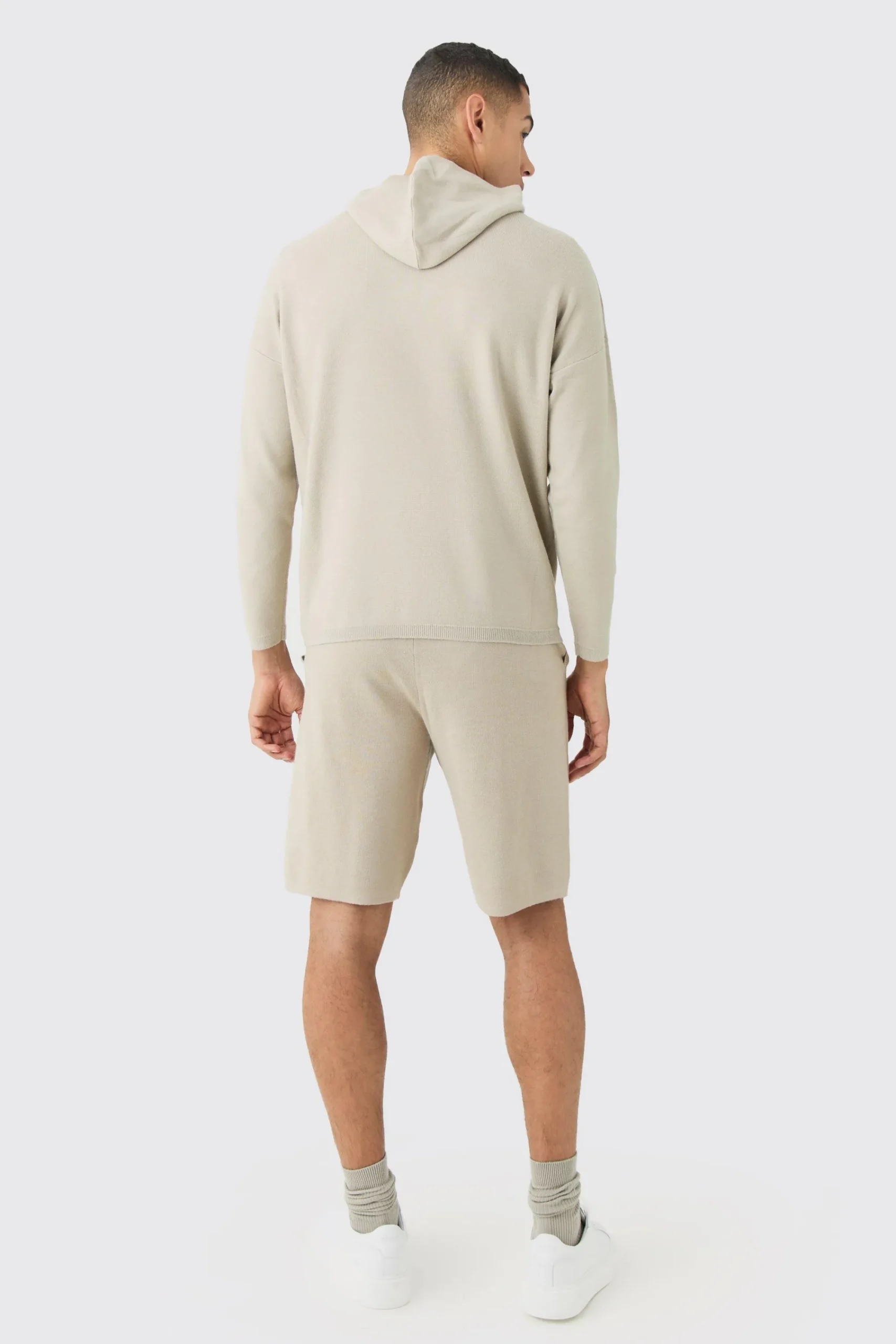 boohooMAN Relaxed Mid Length Knitted Short | UK| Tracksuits