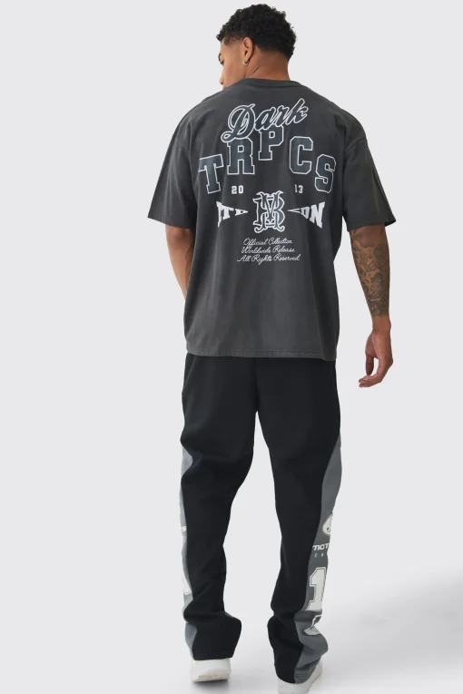 boohooMAN Relaxed Moto High Gusset Jogger | UK| Trousers|Joggers