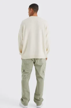 boohooMAN Relaxed Overdye Cargo Trouser | UK| Trousers|Cargos