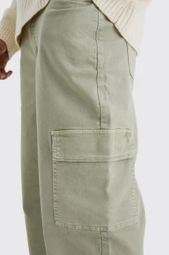 boohooMAN Relaxed Overdye Cargo Trouser | UK| Trousers|Cargos