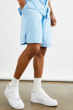 boohooMAN Relaxed Palm Knitted Short | UK| Tracksuits