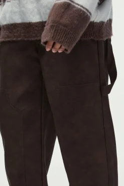 boohooMAN Relaxed Pu Carpenter Trousers | UK| Trousers