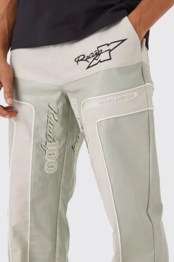 boohooMAN Relaxed Pu Moto Trouser | UK| Trousers