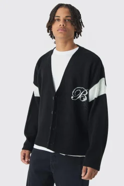 boohooMAN Relaxed Ribbed Knitted Edition Series Cardigan | UK| Knitwear