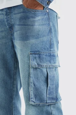 boohooMAN Relaxed Rigid Cargo Jeans | UK| Trousers|Jeans