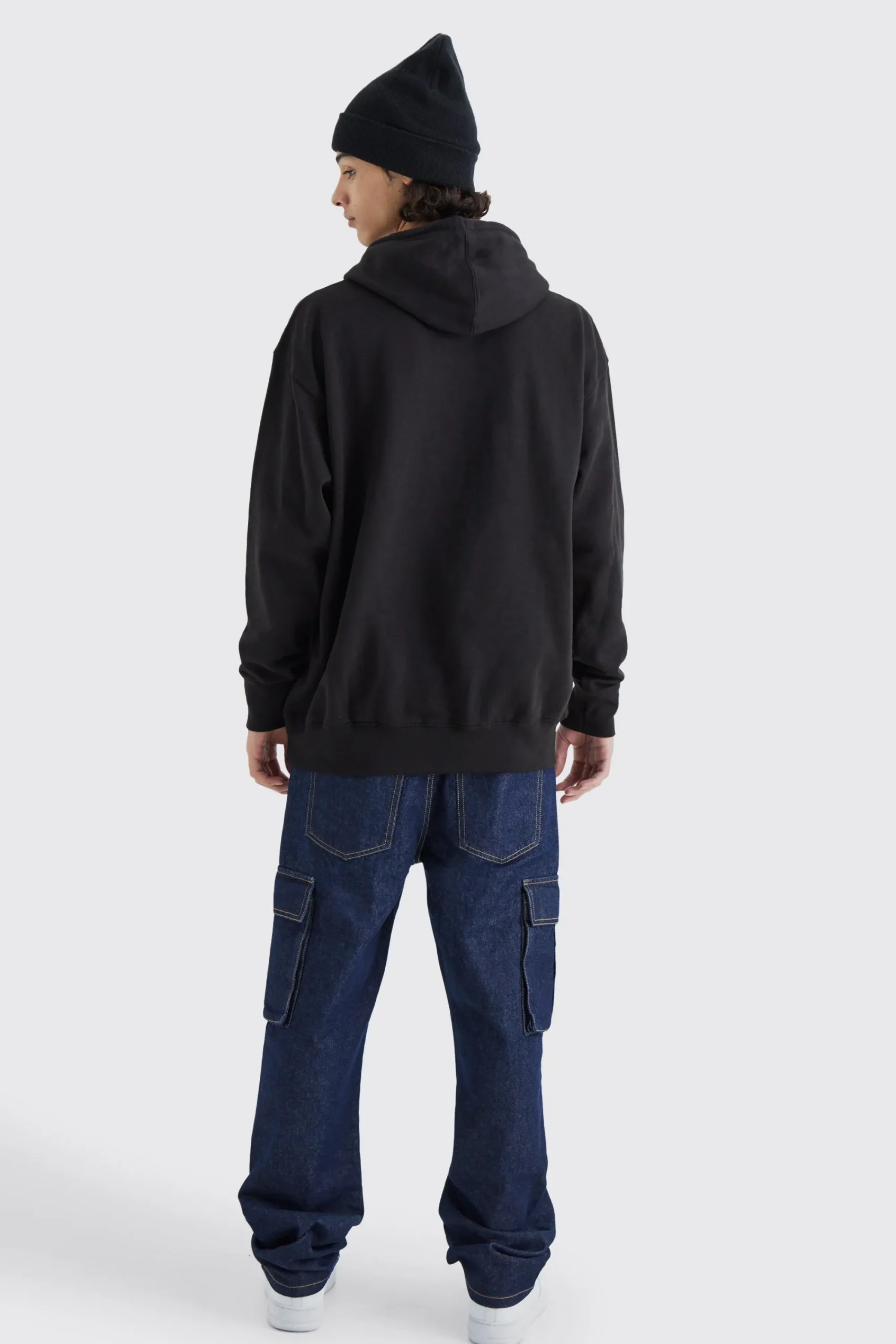 boohooMAN Relaxed Rigid Cargo Jeans | UK| Trousers|Cargos