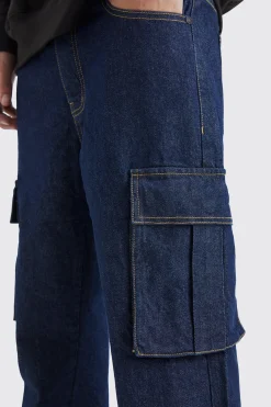 boohooMAN Relaxed Rigid Cargo Jeans | UK| Trousers|Cargos