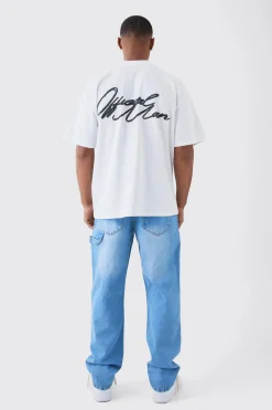 boohooMAN Relaxed Rigid Carpenter Paint Splatter Jeans | UK| Trousers|Jeans