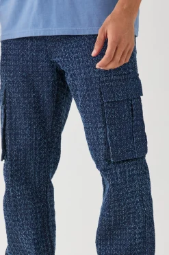 boohooMAN Relaxed Rigid Distressed Cargo Jean | UK| Trousers|Jeans