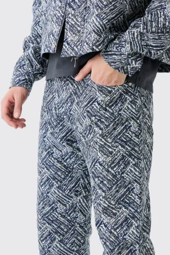 boohooMAN Relaxed Rigid Fabric Interest Jeans | UK| Jeans