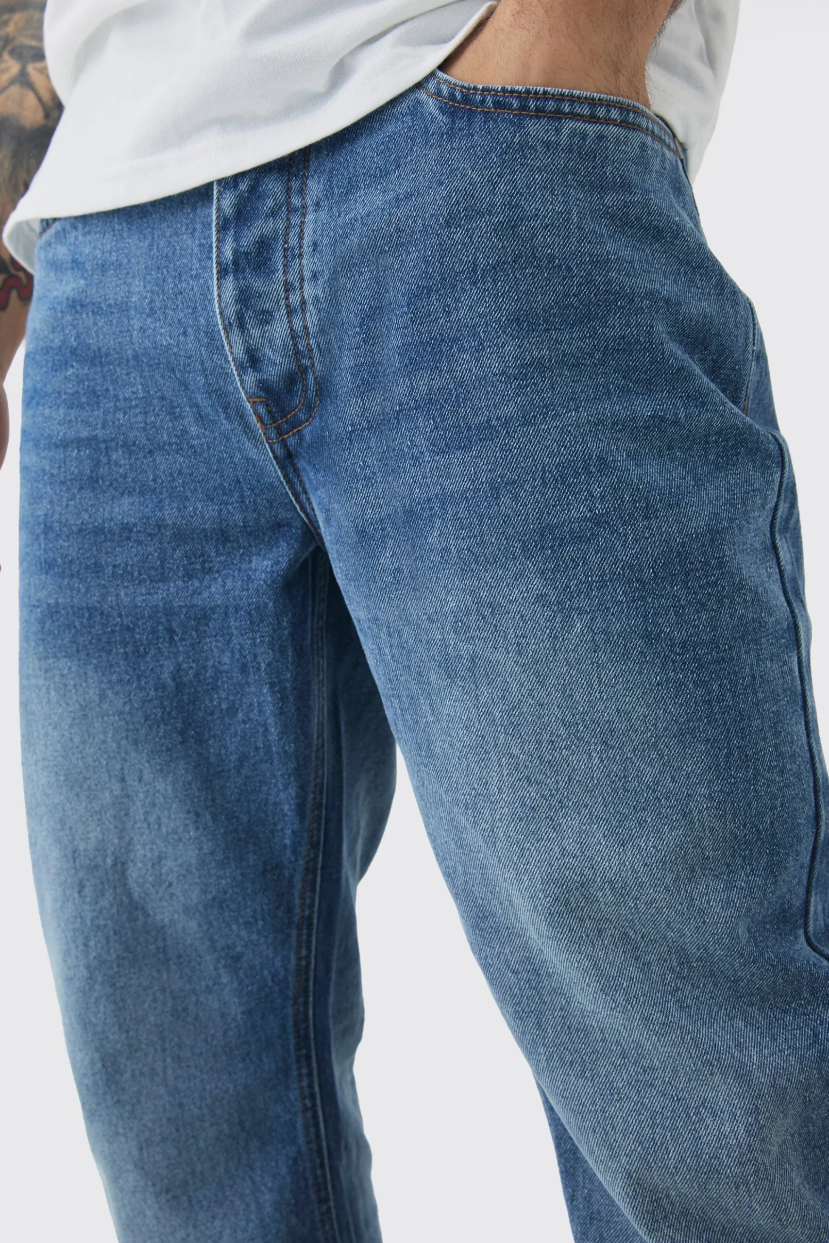 boohooMAN Relaxed Rigid Flare Jean In | UK| Trousers|Jeans