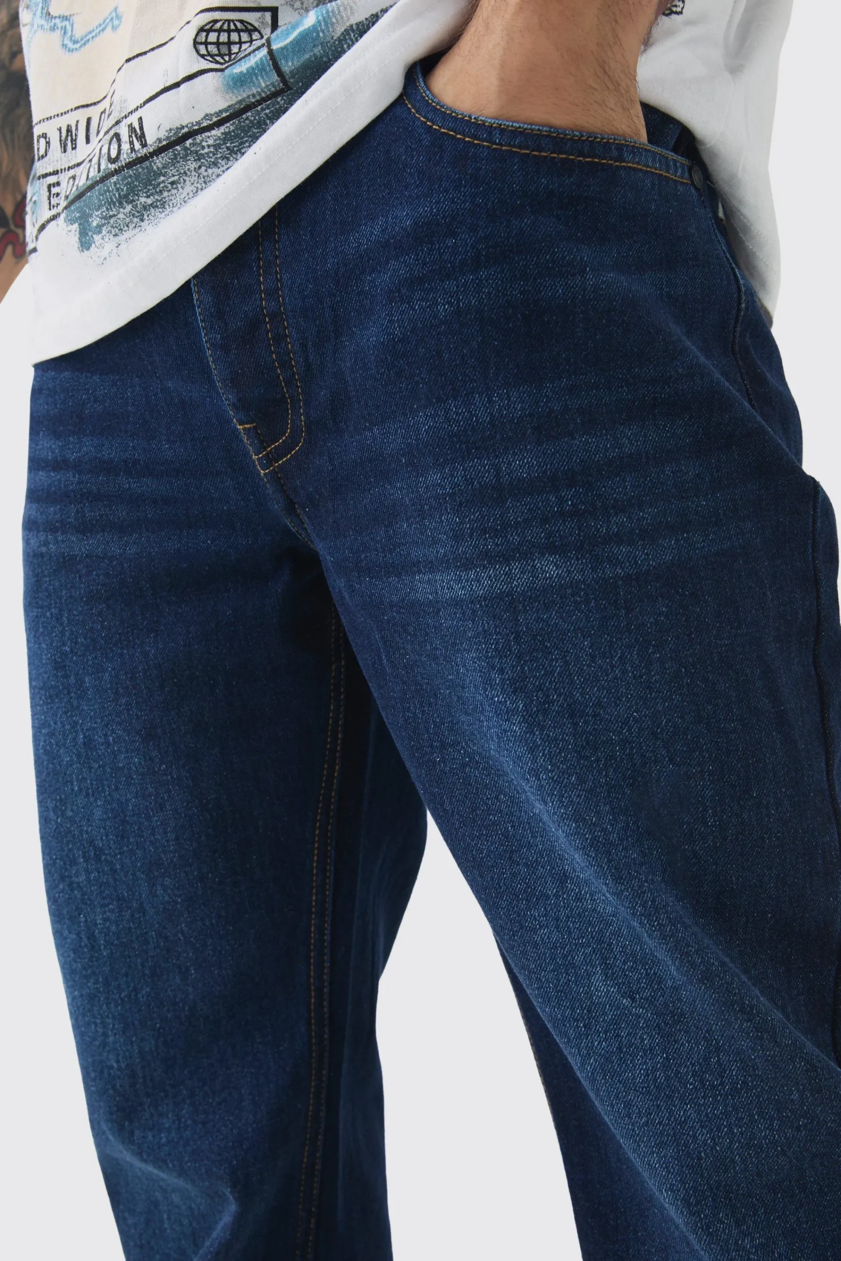 boohooMAN Relaxed Rigid Flare Jean In | UK| Trousers|Jeans