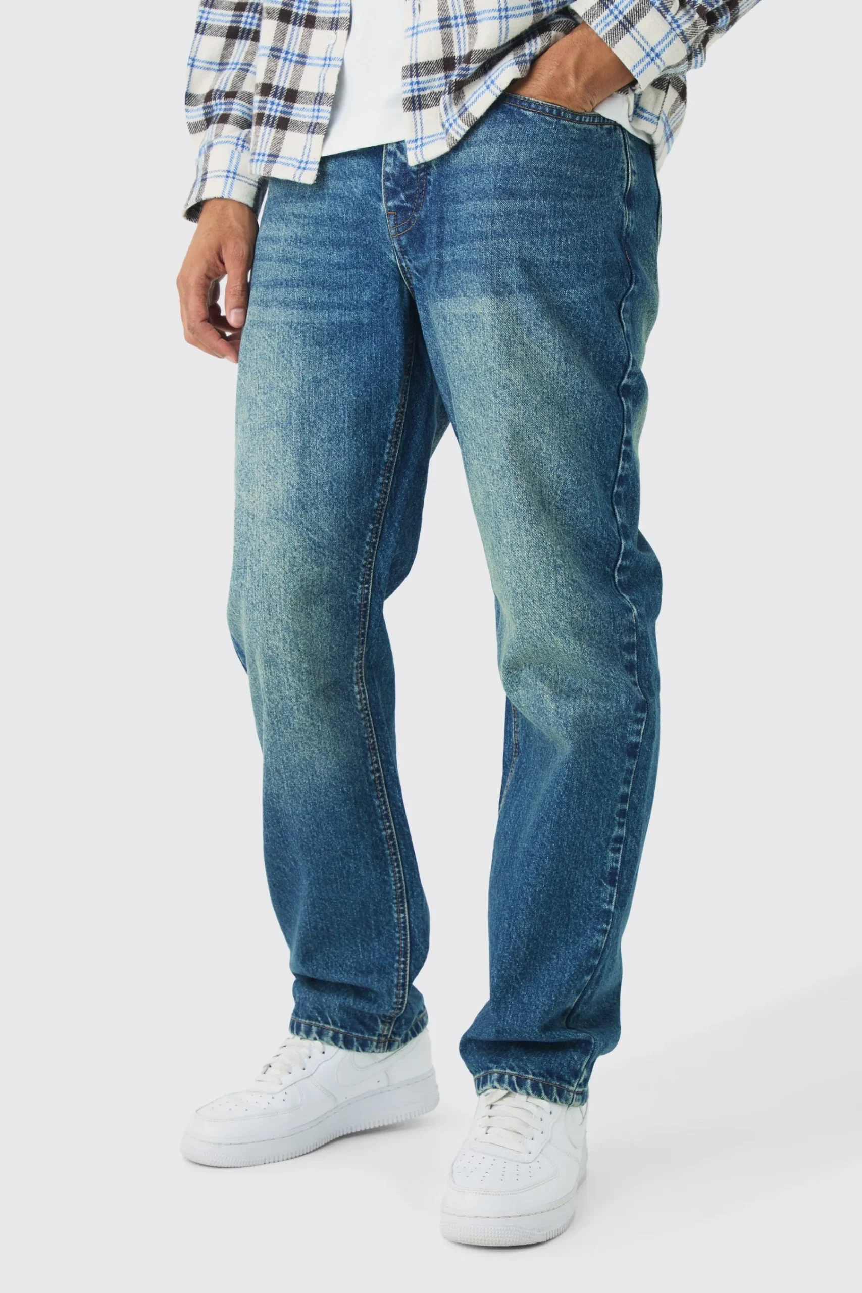 boohooMAN Relaxed Rigid Jean In | UK| Trousers|Jeans