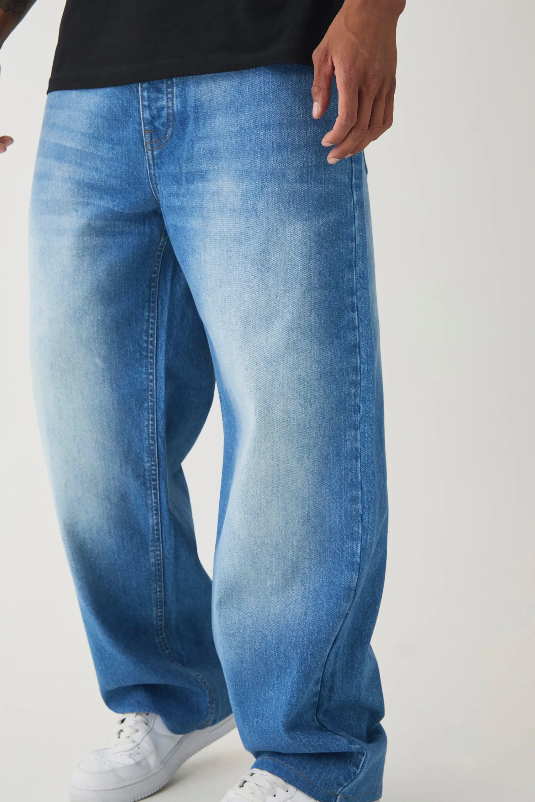 boohooMAN Relaxed Rigid Jeans | UK| Trousers|Sets & Co-Ords