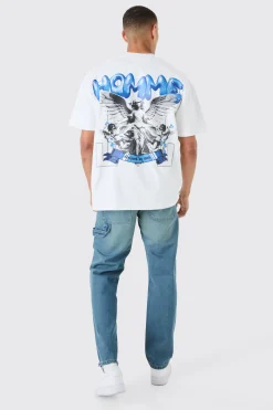 boohooMAN Relaxed Rigid Ripped Knee Carpenter Jeans In | UK| Trousers|Jeans