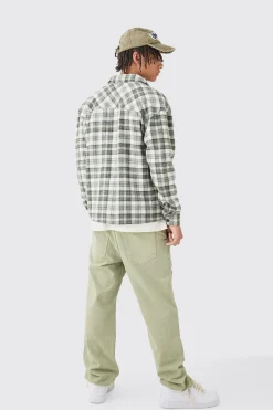 boohooMAN Relaxed Rigid Top Stitch Detail Overdyed Carpenter Jean | UK| Trousers|Jeans