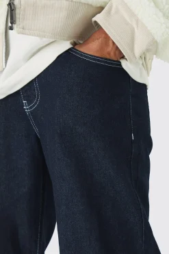 boohooMAN Relaxed Rigid Turn Up Jeans In | UK| Trousers|Jeans