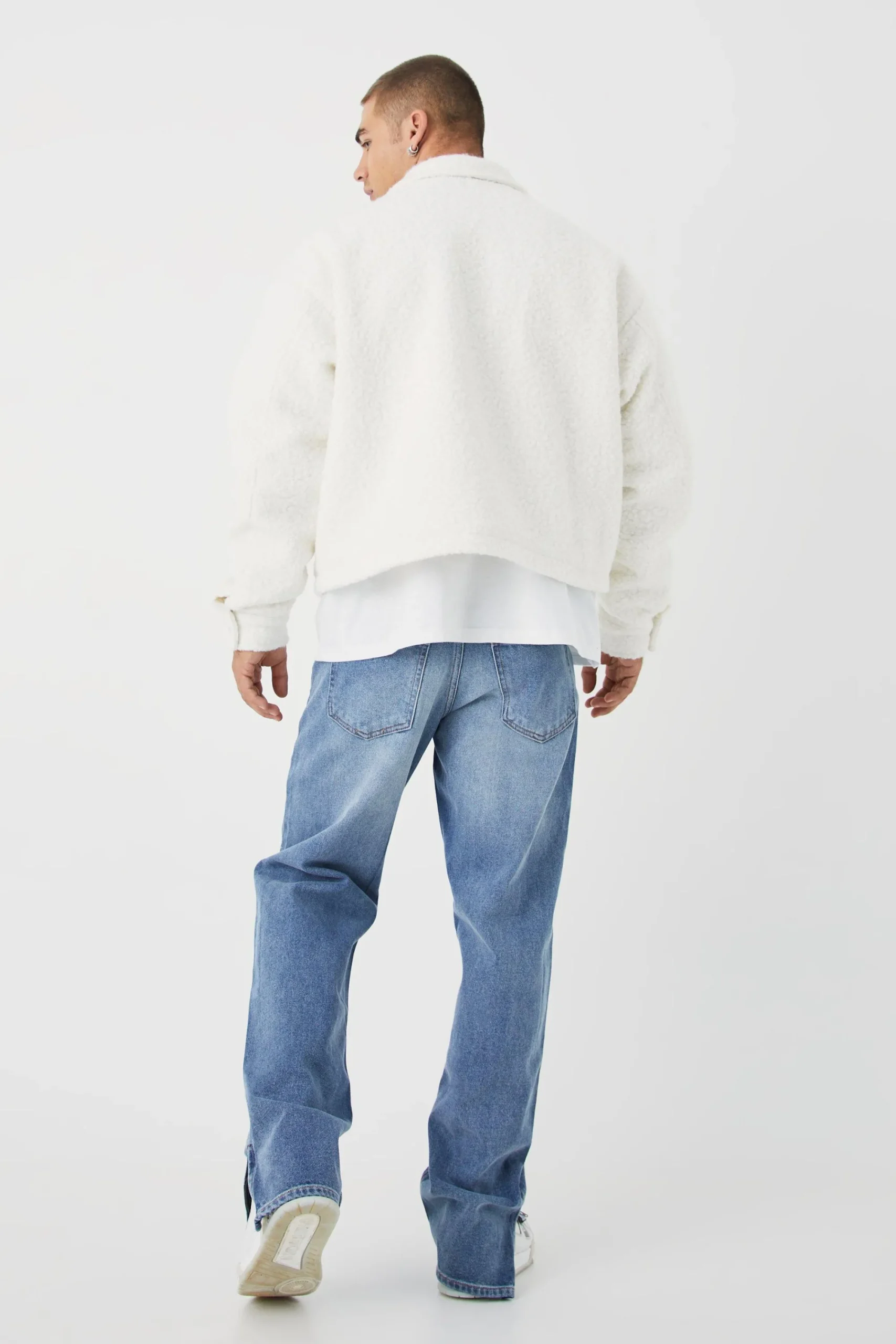 boohooMAN Relaxed Rigid Zip Hem Jeans | UK| Trousers|Jeans