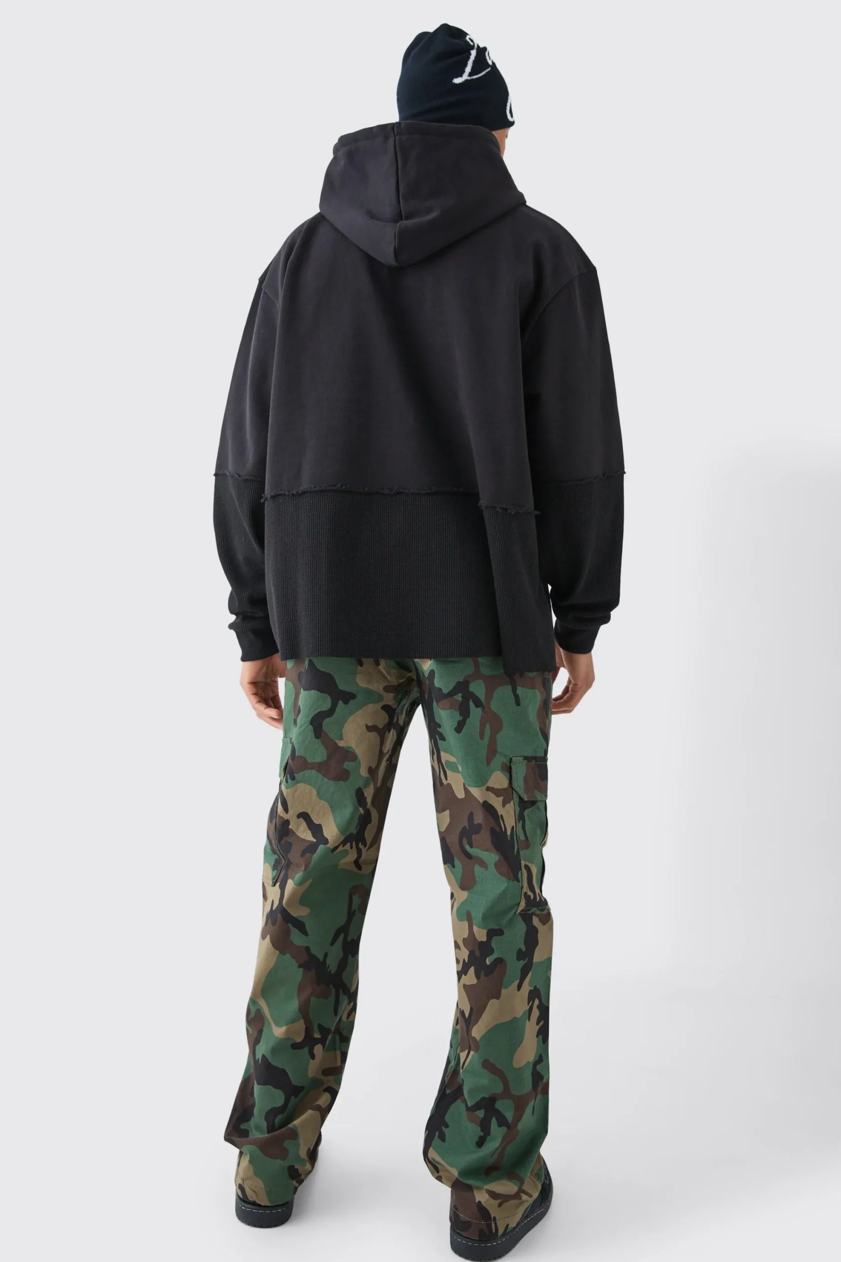 boohooMAN Relaxed Ripstop Camo Cargo Trouser | UK| Trousers