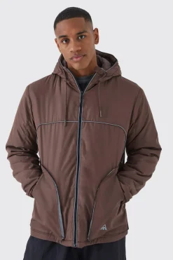 boohooMAN Relaxed Ripstop Jacket With Reflective | UK| Coats & Jackets
