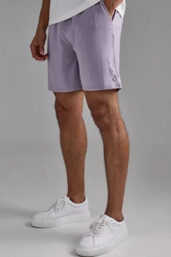 boohooMAN Relaxed Scuba Short With Poppers | UK| Shorts