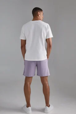 boohooMAN Relaxed Scuba Short With Poppers | UK| Shorts