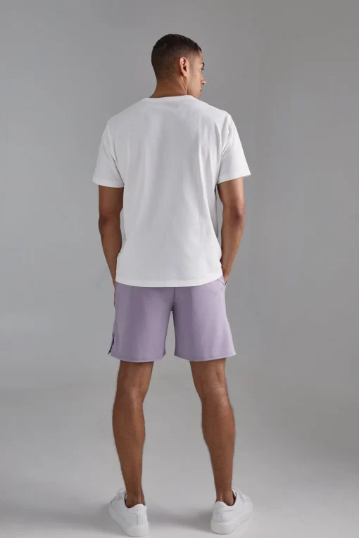 boohooMAN Relaxed Scuba Short With Poppers | UK| Shorts