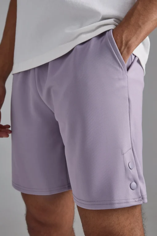 boohooMAN Relaxed Scuba Short With Poppers | UK| Shorts