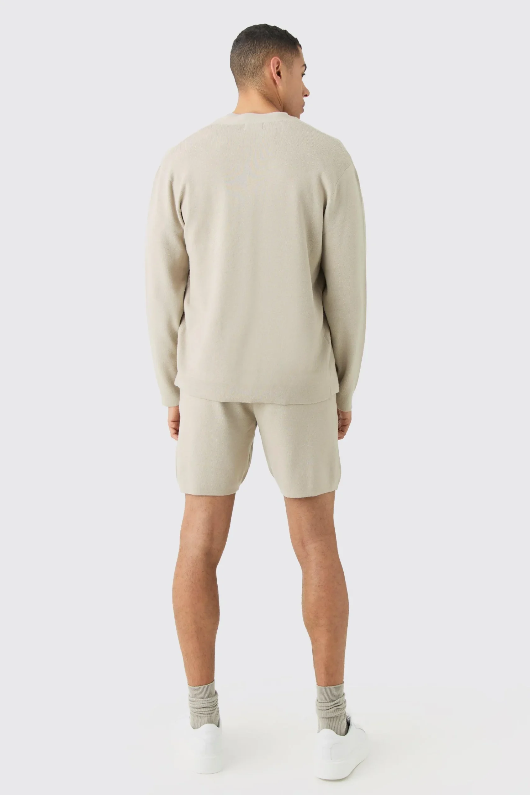 boohooMAN Relaxed Short Length Knitted Short | UK| Tracksuits