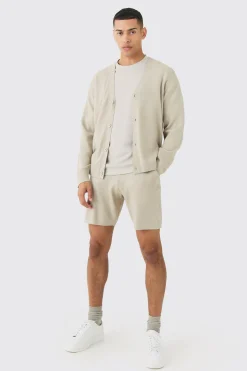 boohooMAN Relaxed Short Length Knitted Short | UK| Tracksuits