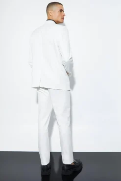 boohooMAN Relaxed Single Breasted Linen Suit Jacket | UK| Suits & Tailoring