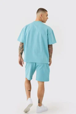 boohooMAN Relaxed Super Heavyweight Jersey Short | UK| Shorts